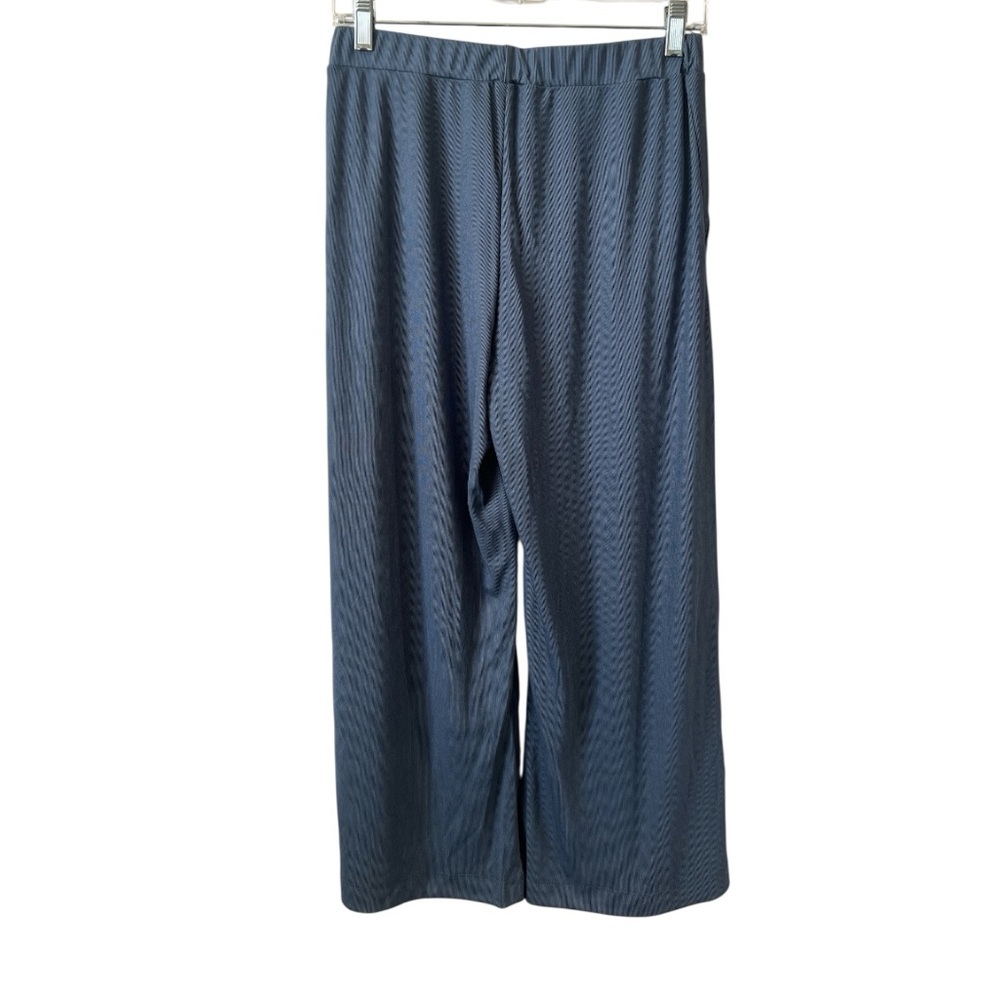 Alembika Essential Lounge Pants Blue Mist Cropped Wide Leg Size 5 | US 14-16 NWT - Picture 6 of 12